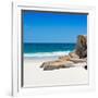 Awesome South Africa Collection Square - White Sandy Beach-Philippe Hugonnard-Framed Photographic Print