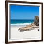 Awesome South Africa Collection Square - White Sandy Beach-Philippe Hugonnard-Framed Photographic Print