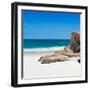 Awesome South Africa Collection Square - White Sandy Beach-Philippe Hugonnard-Framed Photographic Print