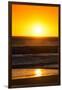 Awesome South Africa Collection - Sunset Blazing Sun over the Ocean I-Philippe Hugonnard-Framed Photographic Print