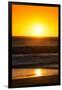 Awesome South Africa Collection - Sunset Blazing Sun over the Ocean I-Philippe Hugonnard-Framed Photographic Print