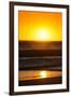 Awesome South Africa Collection - Sunset Blazing Sun over the Ocean I-Philippe Hugonnard-Framed Photographic Print