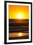 Awesome South Africa Collection - Sunset Blazing Sun over the Ocean I-Philippe Hugonnard-Framed Photographic Print