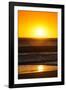 Awesome South Africa Collection - Sunset Blazing Sun over the Ocean I-Philippe Hugonnard-Framed Photographic Print