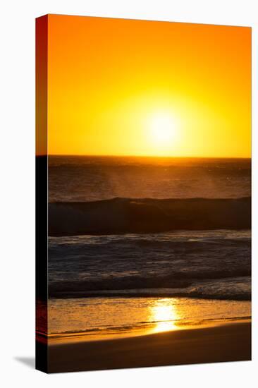 Awesome South Africa Collection - Sunset Blazing Sun over the Ocean I-Philippe Hugonnard-Stretched Canvas