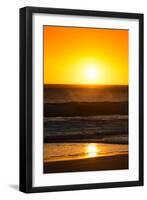 Awesome South Africa Collection - Sunset Blazing Sun over the Ocean I-Philippe Hugonnard-Framed Photographic Print