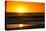 Awesome South Africa Collection - Sunset Blazing Sun over the Ocean-Philippe Hugonnard-Stretched Canvas