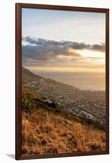Awesome South Africa Collection - Sunset Cape Town II-Philippe Hugonnard-Framed Photographic Print