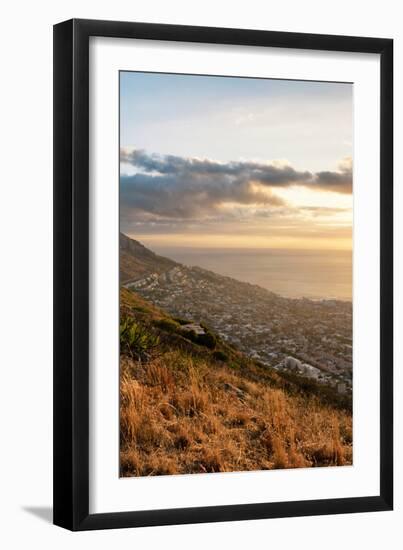 Awesome South Africa Collection - Sunset Cape Town II-Philippe Hugonnard-Framed Photographic Print