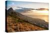 Awesome South Africa Collection - Sunset Cape Town-Philippe Hugonnard-Stretched Canvas