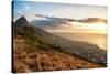 Awesome South Africa Collection - Sunset Cape Town-Philippe Hugonnard-Stretched Canvas