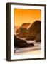Awesome South Africa Collection - Sunset on Sea Stacks II-Philippe Hugonnard-Framed Photographic Print