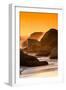 Awesome South Africa Collection - Sunset on Sea Stacks II-Philippe Hugonnard-Framed Photographic Print