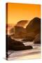 Awesome South Africa Collection - Sunset on Sea Stacks II-Philippe Hugonnard-Stretched Canvas