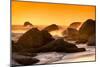 Awesome South Africa Collection - Sunset on Sea Stacks-Philippe Hugonnard-Mounted Photographic Print