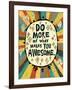 Awesome Words 1-Richard Faust-Framed Art Print