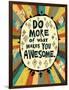 Awesome Words 1-Richard Faust-Framed Art Print