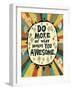 Awesome Words 1-Richard Faust-Framed Premium Giclee Print