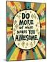 Awesome Words 1-Richard Faust-Mounted Premium Giclee Print