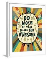 Awesome Words 1-Richard Faust-Framed Art Print