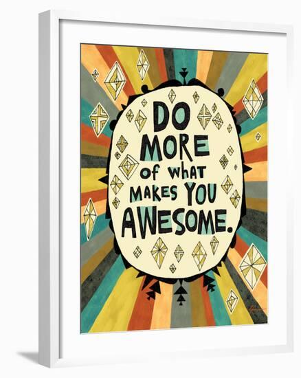 Awesome Words 1-Richard Faust-Framed Art Print