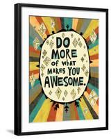 Awesome Words 1-Richard Faust-Framed Art Print