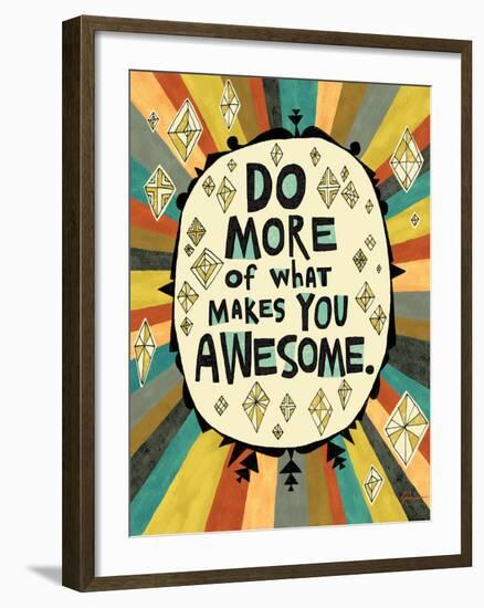 Awesome Words 1-Richard Faust-Framed Art Print