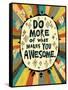 Awesome Words 1-Richard Faust-Framed Stretched Canvas