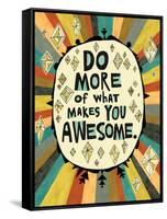 Awesome Words 1-Richard Faust-Framed Stretched Canvas