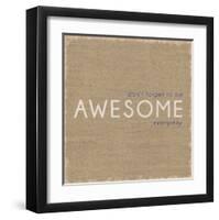 Awesome-Lauren Gibbons-Framed Art Print