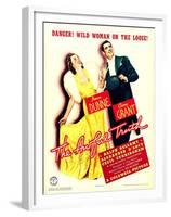 Awful Truth, Irene Dunne, Cary Grant on Window Card, 1937-null-Framed Photo