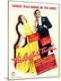Awful Truth, Irene Dunne, Cary Grant on Window Card, 1937-null-Mounted Photo