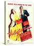 Awful Truth, Irene Dunne, Cary Grant on Window Card, 1937-null-Stretched Canvas