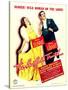 Awful Truth, Irene Dunne, Cary Grant on Window Card, 1937-null-Stretched Canvas