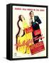 Awful Truth, Irene Dunne, Cary Grant on Window Card, 1937-null-Framed Stretched Canvas