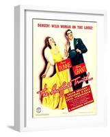 Awful Truth, Irene Dunne, Cary Grant on Window Card, 1937-null-Framed Photo