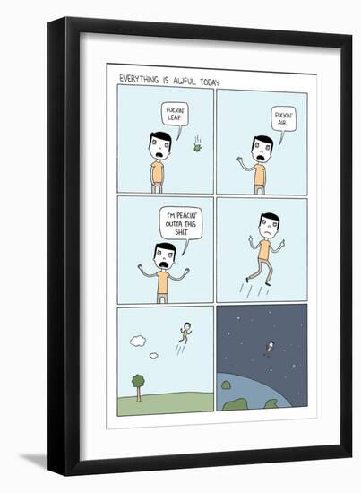 Awful-Reza Farazmand-Framed Art Print