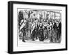 Awkward Incident in Fashionable Life, 1876-Swain-Framed Giclee Print