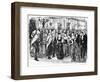 Awkward Incident in Fashionable Life, 1876-Swain-Framed Giclee Print