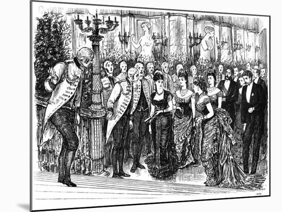 Awkward Incident in Fashionable Life, 1876-Swain-Mounted Giclee Print