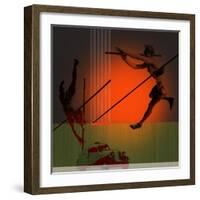 Awkward-NaxArt-Framed Art Print