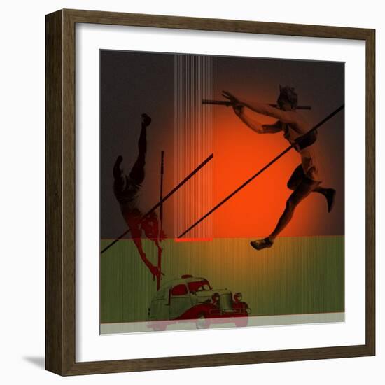 Awkward-NaxArt-Framed Art Print