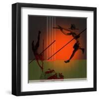 Awkward-NaxArt-Framed Art Print