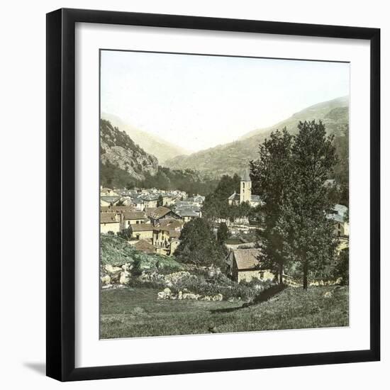 Ax-Les-Thermes (Ariege, France), Panoramic View, Facing North-Leon, Levy et Fils-Framed Premium Photographic Print