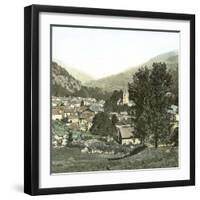 Ax-Les-Thermes (Ariege, France), Panoramic View, Facing North-Leon, Levy et Fils-Framed Photographic Print