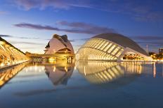 Beautiful Architecture Of The 'City Of Arts And Science' In Valencia, Spain During The Blue Hour-Axel Brunst-Photographic Print