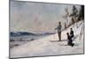 Axel Hjalmar Ender, Skier-Carl-Edvard Diriks-Mounted Giclee Print