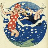 Bathing Beauties 1914-Axel Nygaard-Laminated Art Print