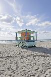 Beach Lifeguard Tower '83 St', Atlantic Ocean, Miami South Beach, Florida, Usa-Axel Schmies-Photographic Print