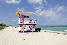 Beach Lifeguard Tower '14 St', Typical Art Deco Design, Miami South Beach-Axel Schmies-Photographic Print